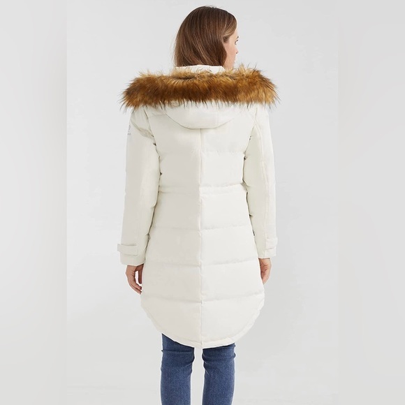 Orolay Thickened Down Parka White Sz L - Picture 2 of 13